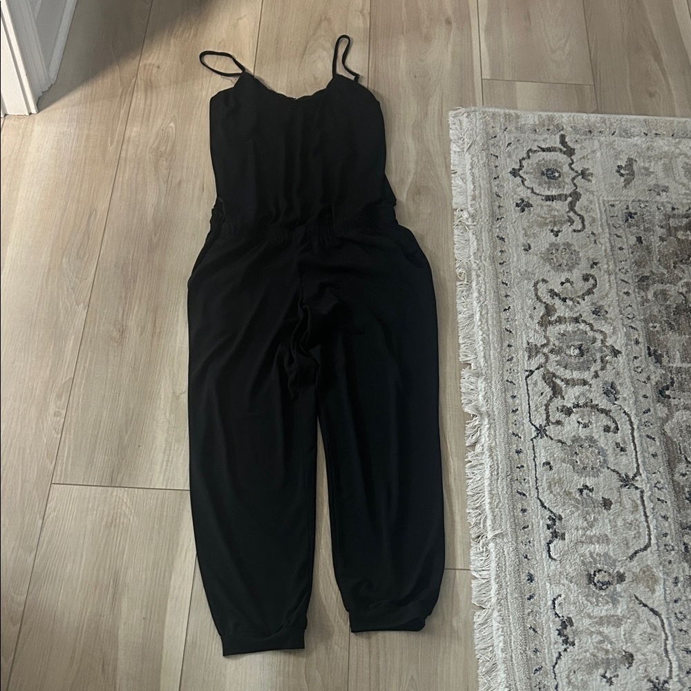 Anthropologie Elegant Black Jumpsuit